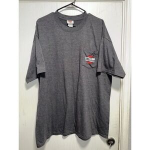 Harley Davidson T-shirt GRAY Size XXLarge Chattahoochee Fort Benning Columbus GA